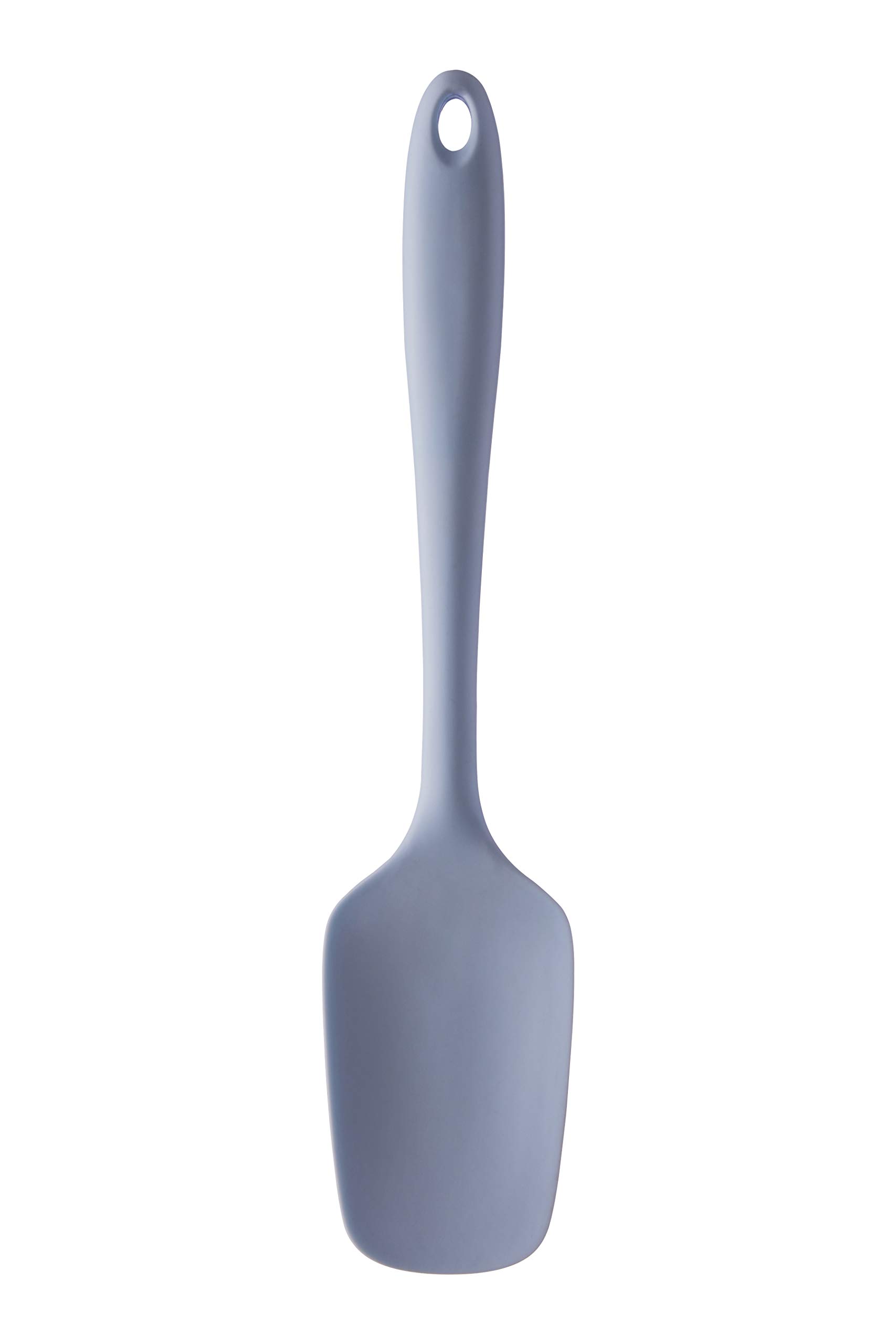Premier Housewares Stylish Light Blue Silicone Turner|Heat-Resistant Kitchen Spatula|Non-Stick Silicone Spatula Spoon|BPA-Free & Stain-Resistant Cooking Utensil with Hanging Hole
