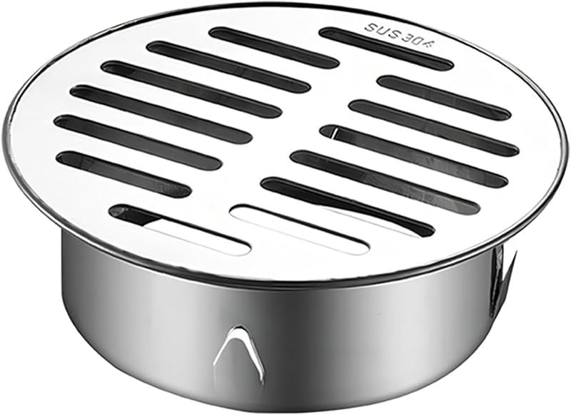 Qrity 304 Stainless Floor Drain Cover 125mm Round Flat Mouth