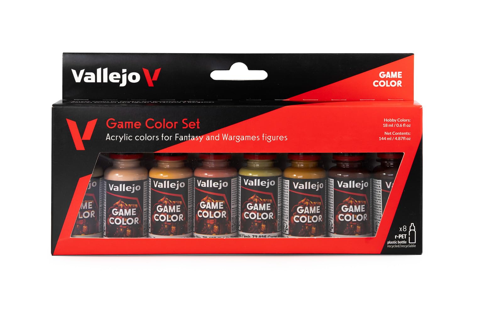 Vallejo AV Game Color Set - Skin Tone (x8)