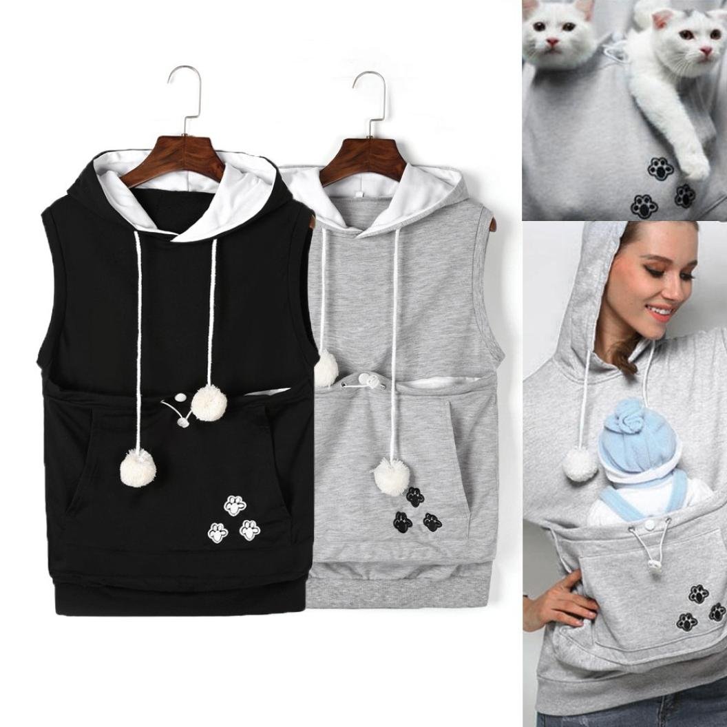 dog kangaroo pouch hoodie