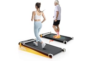 AKLUER Walking Pad with Incline - Dual-Sided 2 in 1 Under Desk Treadmill with Shiatsu Foot Massager, 330LBs Walking Pad Treadmills for Home and Office, LED Display and Remote Control