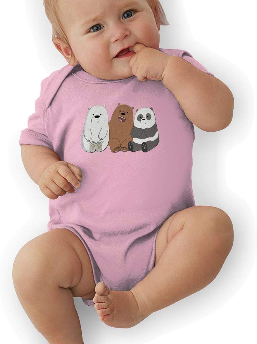 Cool We Bare Bears Baby Jersey Bodysuit Cotton Bodysuit