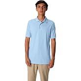 French Toast Men's Moisture Wicking Short Sleeve Sport Polo | Made with breathable, cooling fabric; Quick dry golf shirt; Uniform shirt