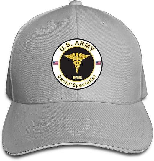 91e Army Mos 6 Army MOS 91E Dental Specialist Adjustable Baseball Caps Vintage
