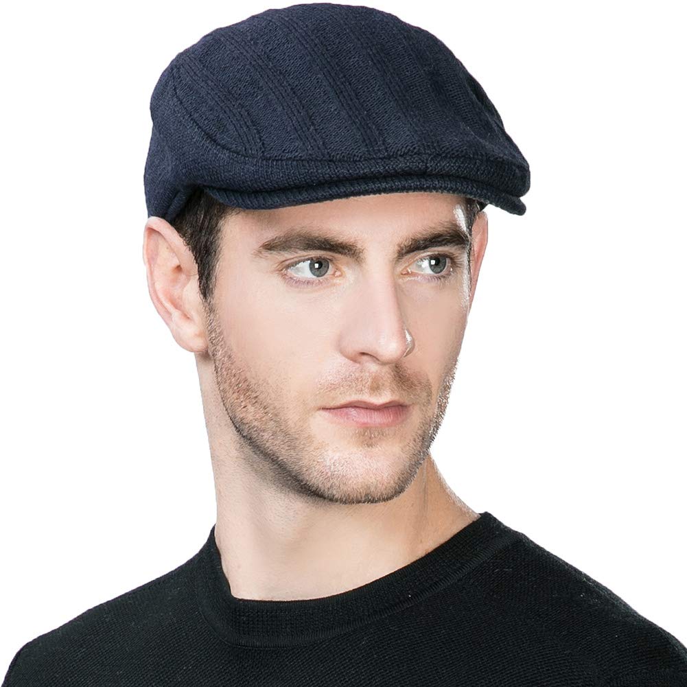 Jeff \u0026 Aimy Mens Wool Blend Knit 
