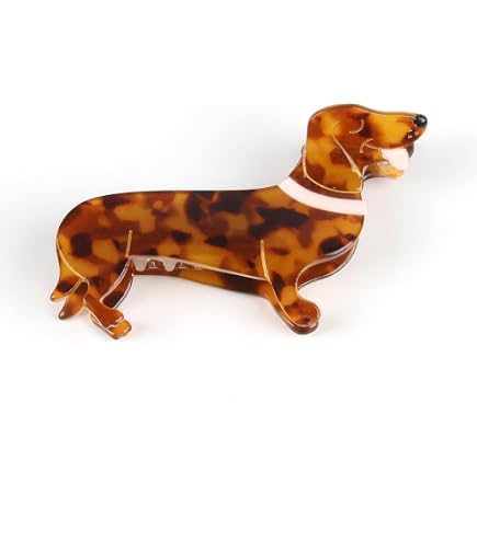 Amazon.com: Dachshund Dog Hair Clips,Small Claw Clips for  display picture 2
