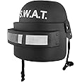 Nicky Bigs Novelties Child SWAT Team Police Costume Helmet with Folding Visor SWAT Helmets for Kids Adjustable Ideal for Halloween Cosplay Role Play