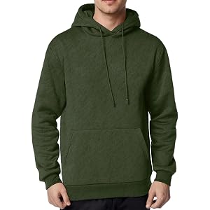 Big and Tall Hoodies for Men Fleece Drawstring Lightweight Oversized Hoodie | Cotton, Streetwear, Couples, Full Zip Hoodie, V