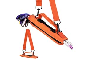 Golf Club Bag, Mini Golf Bag with Tee Holder, Lightweight Carry Case for 5 Clubs, Portable Sunday Golf Bag for Golfers, Trave