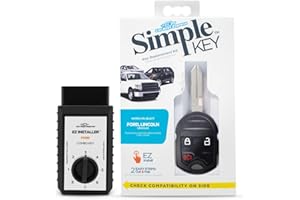 CAR KEYS EXPRESS Simple Key, Key Fob and Key Programmer 3 Button Keypads, Key Replacement Remote Kit, Simple Key Programmer for Select Ford, Lincoln, Mercury, and Mazda Vehicles