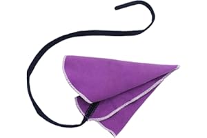 Crovakeu 1-Pack Microfiber Pull Through Swab, Premium Saxophone & Woodwind Cleaning Cloth for Instrument Neck, Clarinet, Flut