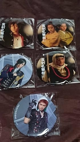 Amazon 真剣乱舞祭 17 刀ミュ ミュージカル 刀剣乱舞 缶バッチ 大倶梨伽羅 にっかり青江 岩融 竹千代 弁慶 バッジ ホビー