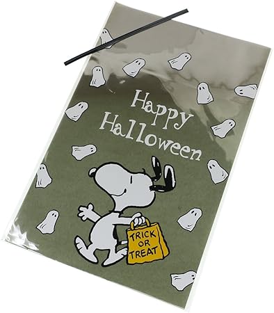 Amazon Co Jp スヌーピー ラッピング用品 ハロウィン ギフト袋 ワイヤー 10セット おばけ ピーナッツ おもちゃ