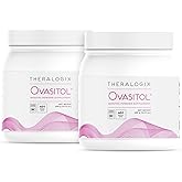Theralogix Ovasitol Inositol Powder - 180-Day Supply - Myo-Inositol & D-Chiro Inositol for Hormone Balance & Ovarian Function Support* - NSF Certified, (360 Servings), 28.24 Ounce (Pack of 2)
