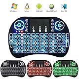 Leegoal(TM) Backlit Mini Wireless Keyboard,2.4 G Portable Keyboard with Touchpad Mouse for Windows,Android/Google/Smart TV, Linux,Windows,Mac