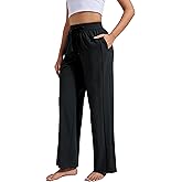Pioneer Camp Lightweight Drapey Wide Leg Pants for Women 30" Flowy High Waisted Casual Lounge Travel Work Loose Fit Summer