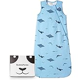 BubblePanda Rayon Made from Bamboo Sleep Sack 12-18 Months 1.0 Tog Soft Toddler Sleeping Sack for Babies 2-Way Zipper Baby Wearable Blanket