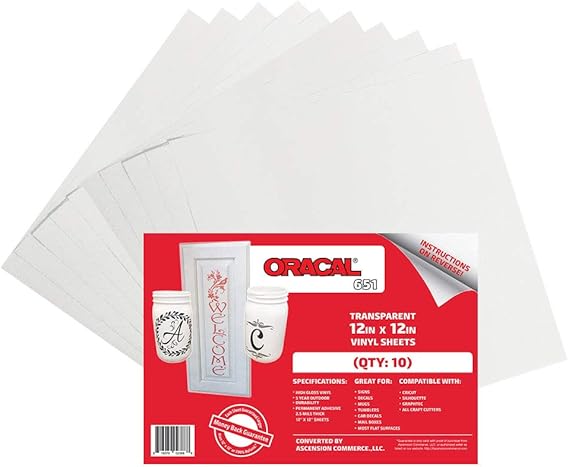 clear printable vinyl cricut