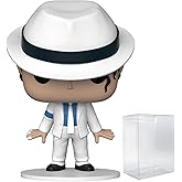 POP Rocks: Michael Jackson - (Lean) Smooth Criminal Funko Vinyl Figure (Bundled with Compatible Box Protector Case), Multicolored, 3.75 inches