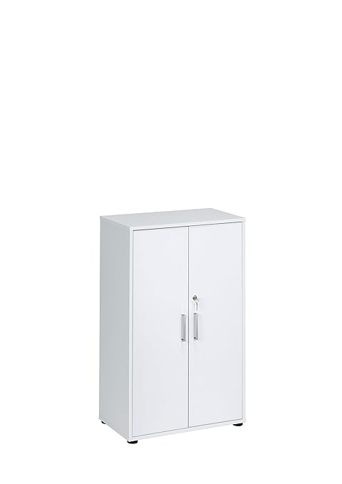 Maja Möbel Magic 1596 Aktenschrank ICY-weiß, Abmessungen (BxHxT): 69 x 111,20 x 40 cm Holz 69 x 40 x 111,20 cm
