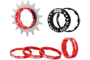 Bike Single Speed Conversion Kit 12T13T/14T/15T/16T/17T/18T/19T/20T/21T/22T Bicycle Single Speed Cassette & Spacers Accessori
