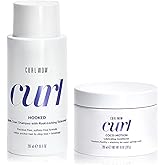 COLOR WOW Cleanse & Quench Wash Day Duo for Curly Hair- Featuring HOOKED 100% Clean Shampoo with Root-Locking Technology and COCO-MOTION Lubricating Conditioner