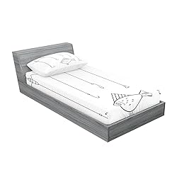Lunarable Nautical Fitted Sheet & Pillow Sham