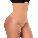 Tummy Control Thong Shapewear for Women High Waisted Body Shaper Panties Shaping Thong Girdle Underwear