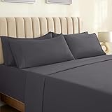 LuxClub 6 PC King Sheet Set, Breathable Luxury Bed