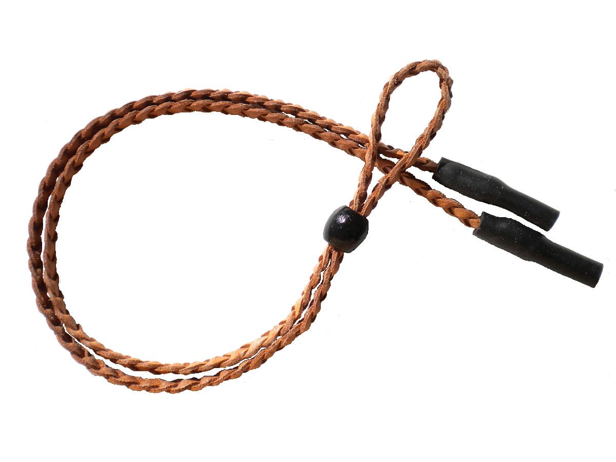 Braided Leather Sport Eyeglass Sunglass Retainer Strap Neck Holder For
