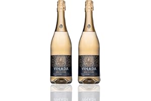 VINADA - Crispy Chardonnay - Zero Alcohol Wine - 750 ml (2 Glass Bottles)