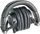 Audio-Technica M50x Professional Monitor Headphones Black view 3