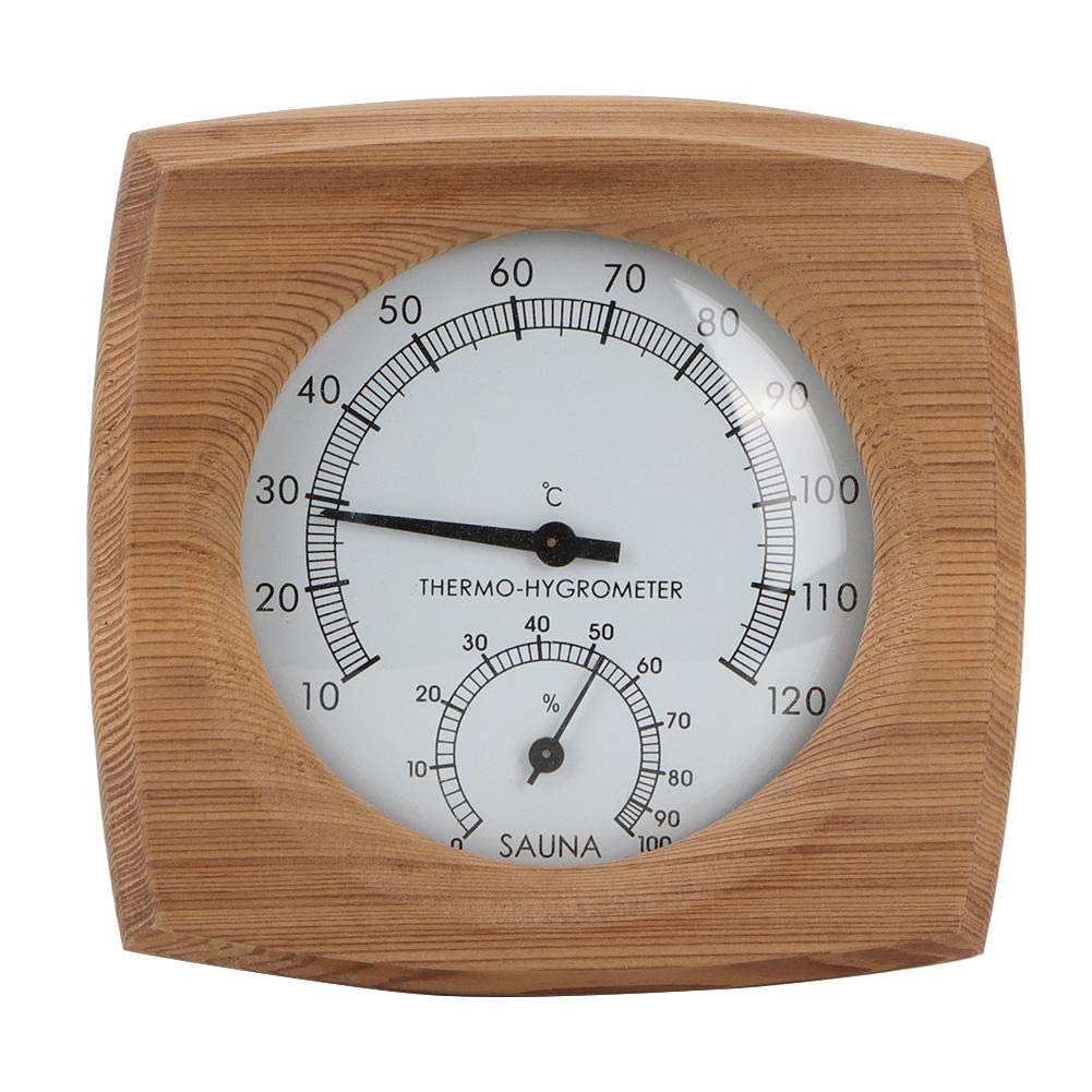 Summer Surprise 2 in 1 Sauna Thermometer Hygrothermograph Hygrometer Sauna Room Accessories for Homes Offices Workshop Schools Markets Warehouse