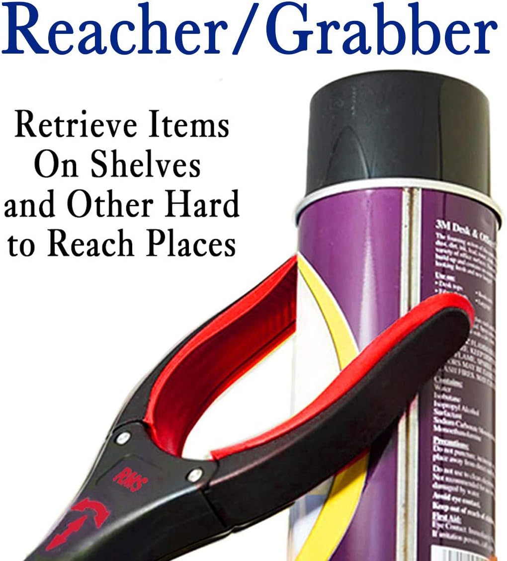 RMS 26" Handi Grip Reacher (Red): Health & Personal Care