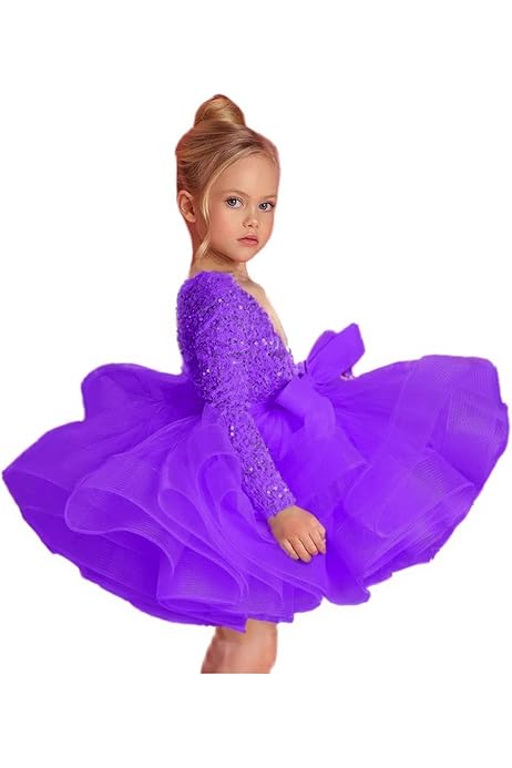 Vestido Lentejuelas Vestido De Niña Con Lentejuelas Y Flecos Sin