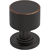 Amerock Balata 1 inch (25mm) Diameter Oil-Rubbed Bronze Cabinet Knob, BP37620ORB