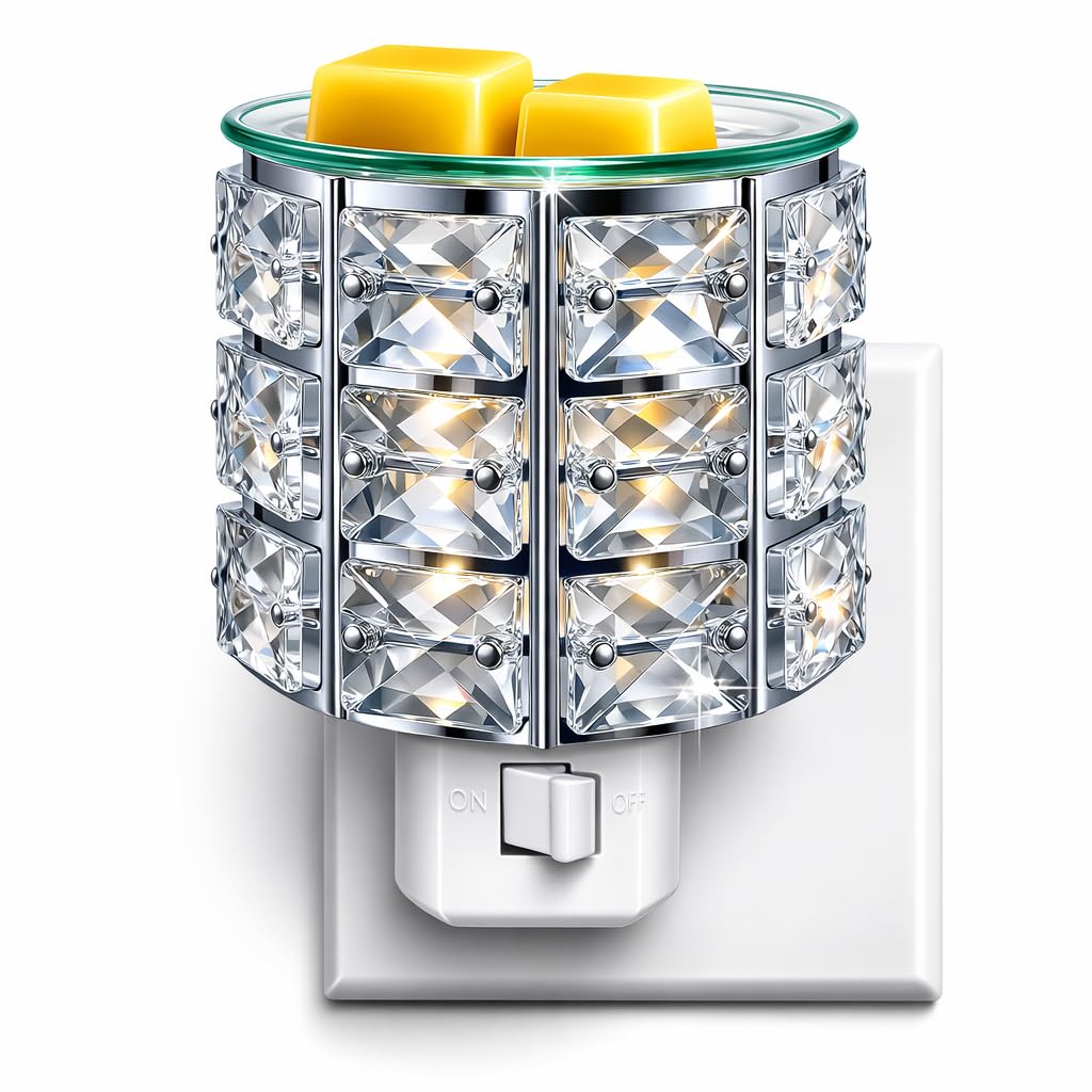 Photo 1 of **NON-FUNCTIONAL**MeplLivs Warmers Pluggable Fragrance Warmer- Decorative Plug-in for Warming Scented Candle (Silver)