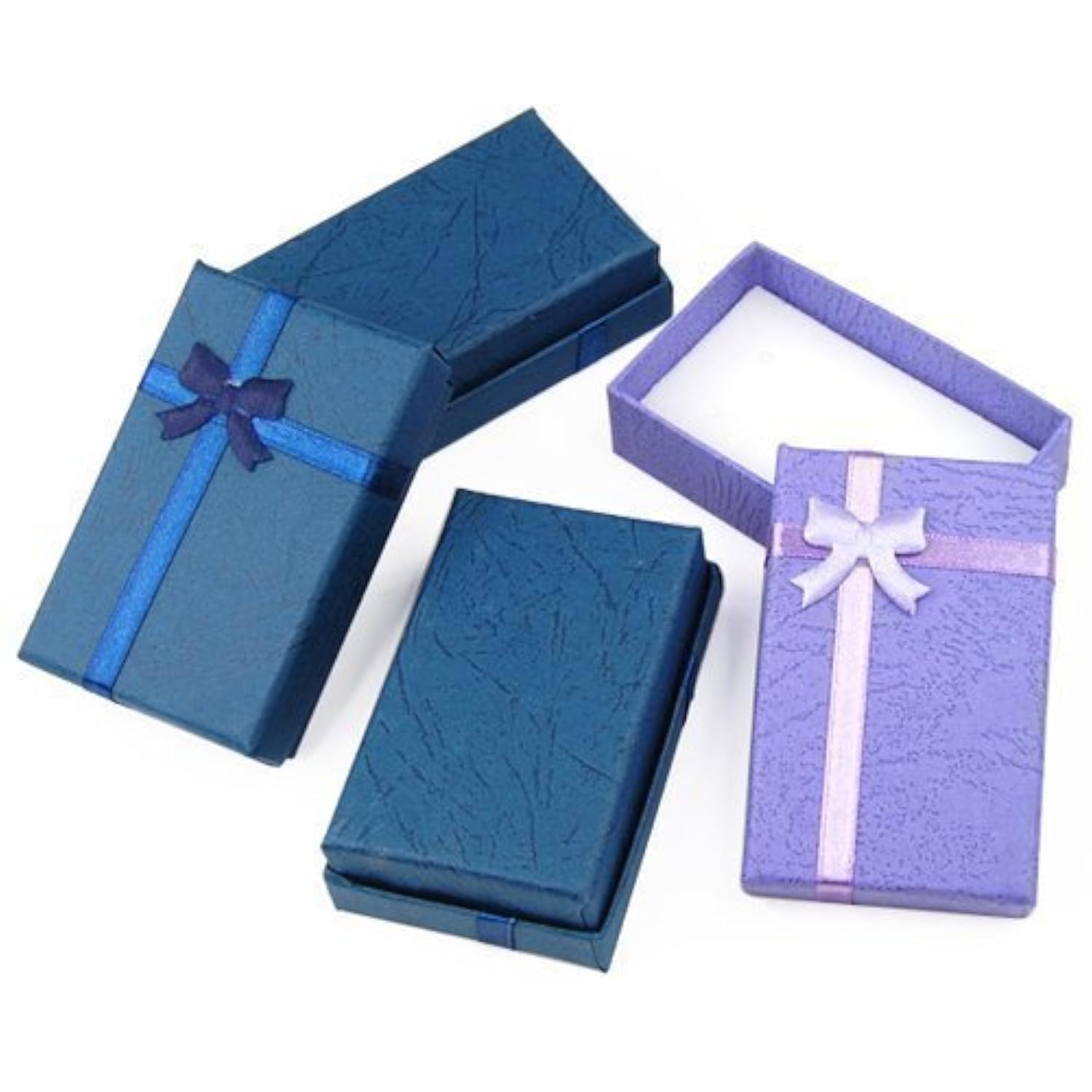 Accessotech 12 x Luxury Cardboard Boxes for Gifts Jewellery Pendant Earring Bracelet Bangle