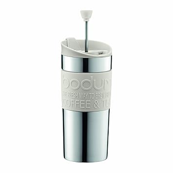 Bodum K11067-913 Kaffeebereiter 0.35l weiß TRAVEL Press