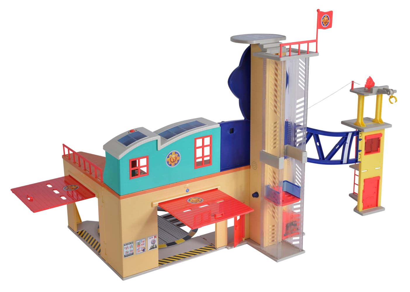 Simba 109251059 Feuerwehrmann Sam Mega-Feuerwehrstation XXL Fireman Fire Station, Black, 0