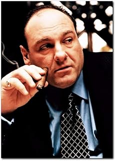 Amazon Com Tony Soprano Portrait The Sopranos James Gandolfini 32x24 Print Poster Posters Prints