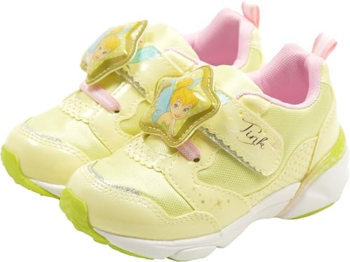 Amazon ムーンスター ディズニー 光る キッズ シューズ Dn C13 イエロー ティンカーベル 18 0cm 運動靴 スニーカー