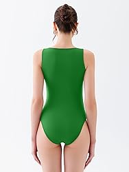REORIA Women's Asymmetrical Shoulder Strap Bodysuit