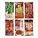 Assorted 6 Packs of Otsumami (Japanese Dried Seafood Snack eaten with Sake) Set F (Spicy Squid, etc.) Ninjapo Wrapping