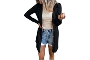 ADJHDFH Women's Solid Color Knitwear Elegant Simple Versatile Short Coat Women's Cardigan Womens Cardigan for Dress