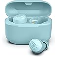 JLab Go Air Pop True Wireless Bluetooth Earbuds & Charging Case - Light Blue, Dual Connect, IPX4 Sweat Resistance, Bluetooth 5 Connection, 3 EQ Sound Settings Signature, Balanced, Bass Boost