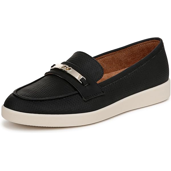 Amazon.com | ZODIAC Womens Indira Slip On Loafer Flat Black  display picture 2