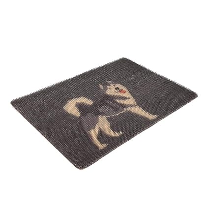 asiproper Pet Mat Cat Litter Pad Breathable Pet Dog Seat Cushion Cover (Husky L)