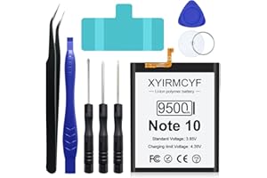XYIRMCYF Galaxy Note 10 Battery (2024 New Upgrade), 9500mAh High Capacity Battery for Galaxy Note 10 SM-N970 with Repair Kits