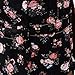 DGY Womens Peony Pattern Design Korean Fashion Casual Preppy Style Backpack G00133 Black